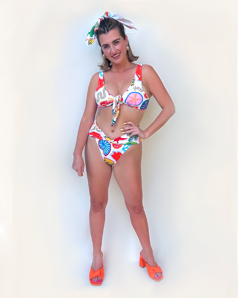Capri Fabi Front Twist Swimsuit Bottoms